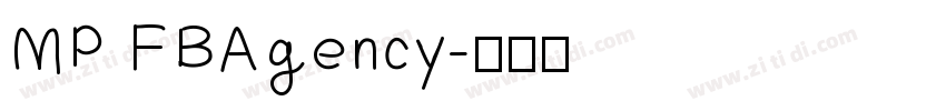 MP FBAgency字体转换